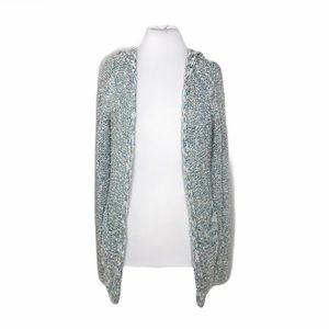 Anthro Moth Hooded Knit Cardigan